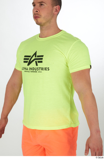 Joel dressed sports upper body yellow t shirt 0002.jpg